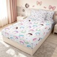 thumbnail image 1 of meiyoeat Dripping Ice Cream Baseball Zipper Twin Comforter Sets with Fitted Sheet and 2 Pillowcases for Girls, Kawaii Sprinkle Candy Ball Zipper Bedding Set, Star Reversible, 4-Piece, 1 of 7