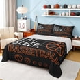 thumbnail image 1 of meiyoeat Eat Sleep Basketball Full Size Sheetsfor Boys Teens,Sport Basketball Bed Sheets, 4pcs, 1 Flat Sheet, 1 Fitted Sheet and 2 Pillowcases, 1 of 6