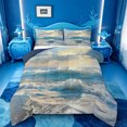 thumbnail image 1 of meiyoeat Ocean Waves Full Size Comforter Sets,Coastal Style Bedding Comforter Set For Girl,Reversible,3pcs,1 Comforter and 2 Pillowcases, 1 of 7