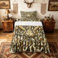 thumbnail image 1 of meiyoeat Rustic Camo Baseball Twin Sheets for Boys, Grunge Camouflage Bat Bedding, Olive, 3 Pieces, 1 Flat Sheet, 1 Fitted Sheet and 1 Pillowcase, 1 of 6