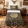 thumbnail image 1 of meiyoeat Rustic Dripping Basketball Twin Sheets for Boys, Brown Camouflage Bedding, 3pcs, 1 Flat Sheet, 1 Fitted Sheet and 1 Pillowcase, 1 of 6