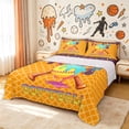 thumbnail image 1 of meiyoeat Softball Ice Cream Bed Sheets for Girls, Candy Baseball Bat Drip Full Size Sheets, 4pcs, 1 Flat Sheet, 1 Fitted Sheet and 2 Pillowcases, 1 of 5