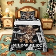 thumbnail image 1 of meiyoeat cute Western Dachshund Twin Sheets,Kawaii Dog Print Bedding,3-Piece,1 Fitted Sheet and 1 Pillowcase, 1 of 6