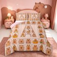 thumbnail image 1 of meiyoeat meiyoeat Personalized Capybara Monogram Full Size Comforter Sets,Initial Letter Print A Bedding Comforter Set,Pink Reversible,3pcs,1 Comforter and 2 Pillowcases, 1 of 7