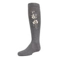 thumbnail image 1 of MeMoi  High Climbers Embroidered Floral Knee-High Socks - Girls - Female, 6, Medium Gray, 1 of 7
