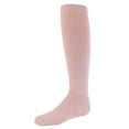 thumbnail image 1 of MeMoi She Shimmers Cotton Blend Knee Socks - Girls - Female, 4, Pale Blush, 1 of 7