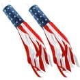 thumbnail image 1 of items 2 Pack American Flag Windsock, 4th of July Patriotic Decorations, Embroidered Stars - Fade Resistant Patriotic Wind Socks 40 Inch, 1 of 3