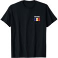 thumbnail image 1 of men and women can wear，Andorra Flag T-Shirt, 1 of 4