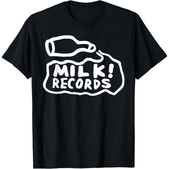 men and women can wear， Basic Quote Milk Record Funny Drinking Retro T-Shirt