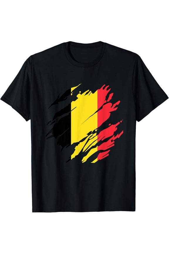 men and women can wear,Belgian Flag Belgium T-Shirt