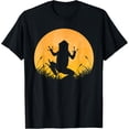 thumbnail image 1 of men and women can wear，Bullfrog Easy Halloween Outfit Toad Animal Moon Costume Gift T-Shirt, 1 of 4