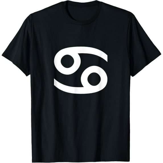 men and women can wear,Cancer Zodiac Symbol T-Shirt