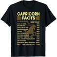 thumbnail image 1 of men and women can wear，Capricorn Facts Zodiac Funny Capricorn Birthday Gift T-Shirt, 1 of 4