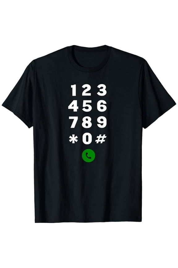 men and women can wear,Cell Phone Keypad Simple Halloween Costume Mobile Smartphone T-Shirt