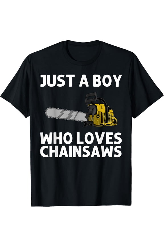 men and women can wear,Cool Chainsaw For Boys Kids Lumberjack Arborist Tree Logger T-Shirt