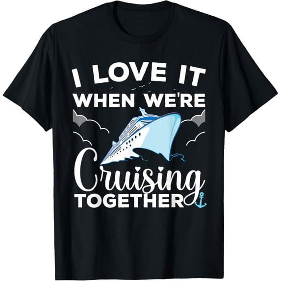men and women can wear,Cool Cruise Art Men Women Cruising Lover Matching Couple T-Shirt