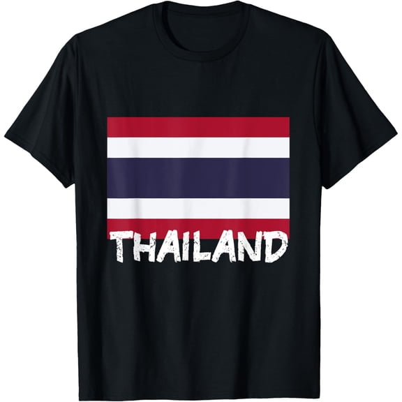 men and women can wear,Cool Thailand Flag T-Shirt