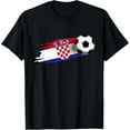 thumbnail image 1 of men and women can wear，Croatia Flag Jersey Croatian Soccer Team Croatian T-Shirt, 1 of 4