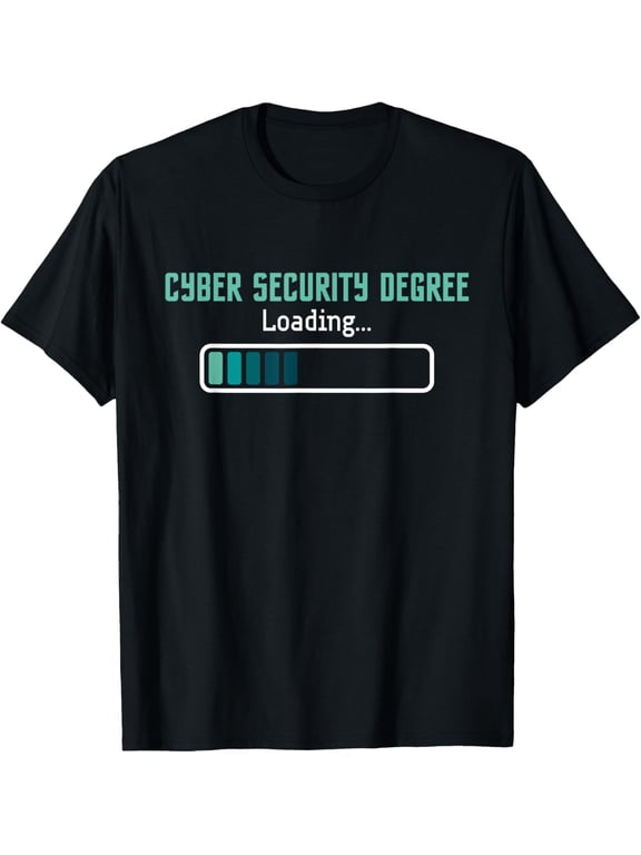 men and women can wear,Cyber Security Degree Loading - Computer Programmer Hacker T-Shirt