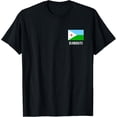thumbnail image 1 of men and women can wear，Djibouti Flag Shirt | Djibouti T-Shirt, 1 of 4
