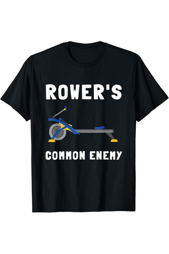 men and women can wear，Erg Ergometer And Rowing Exercise Machine Rowing Workout T-Shirt