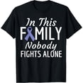 thumbnail image 1 of men and women can wear，Esophageal Cancer In This Family Nobody Fights Alone Gift T-Shirt, 1 of 4