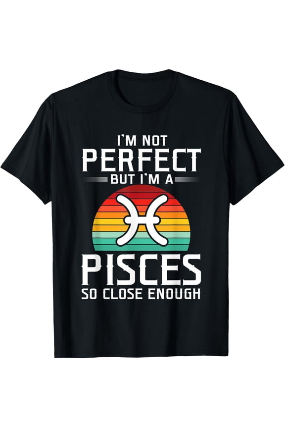 men and women can wear,February March birthday astrology Retro Zodiac sign Pisces T-Shirt