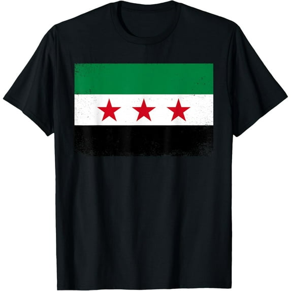 men and women can wear, Free Syrian Flag Syria T-Shirt