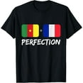 thumbnail image 1 of men and women can wear，French Plus Cameroon Perfection Mix Heritage Flag T-Shirt, 1 of 4