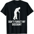 thumbnail image 1 of men and women can wear，Funny Old Man Gag Old Person Older People Men Dad Birthday T-Shirt, 1 of 4