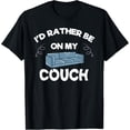 thumbnail image 1 of men and women can wear，Funny Sofa Potato Living Room T-Shirt, 1 of 4