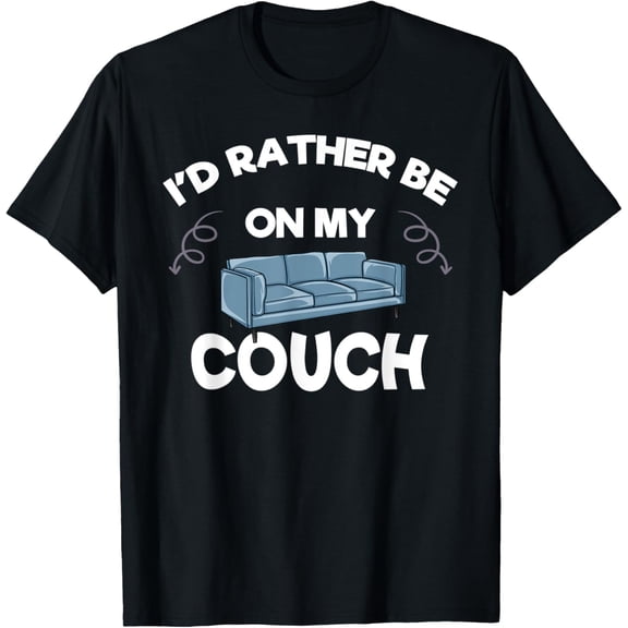 men and women can wear，Funny Sofa Potato Living Room T-Shirt