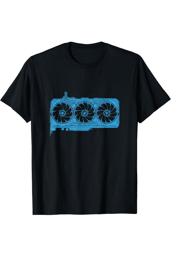 men and women can wear，GPU Graphics Card Computer Science Scientist Retro Nerd T-Shirt