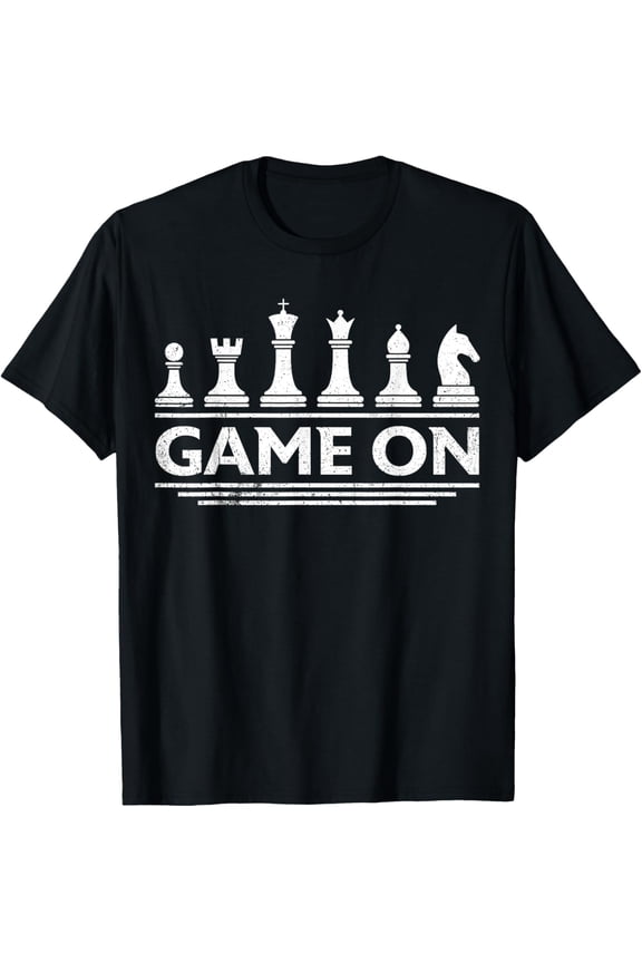 men and women can wear,Game On Chess Pieces Funny Board Game Themed Gift Men Kids T-Shirt