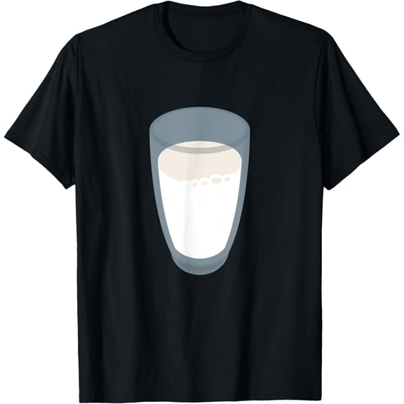 men and women can wear，Glass of Milk Costume T-Shirt