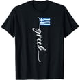 thumbnail image 1 of men and women can wear，Greece Signature Greek Flag T-Shirt, 1 of 4