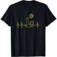 thumbnail image 1 of men and women can wear，Heartbeat Water Polo T-Shirt, 1 of 4