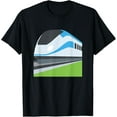 thumbnail image 1 of men and women can wear，High-Speed Train Costume T-Shirt, 1 of 4