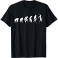 thumbnail image 1 of men and women can wear，History of Water Polo Lover Print Funny Water Polo Evolution T-Shirt, 1 of 4