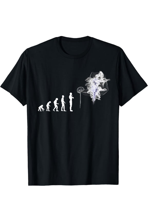 men and women can wear，Human Evolution Chart AI Brain Artificial Intelligence T-Shirt