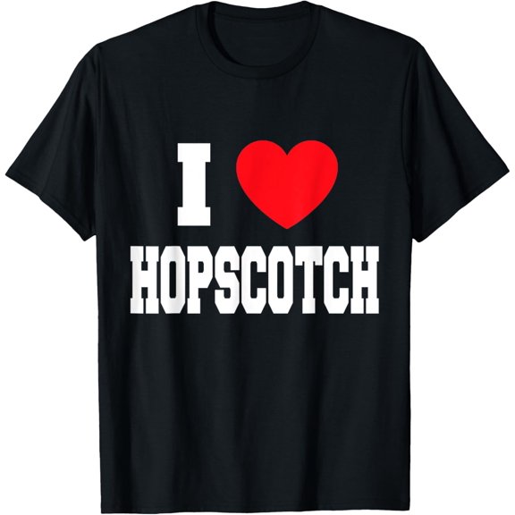 men and women can wear,I Love Hopscotch T-Shirt