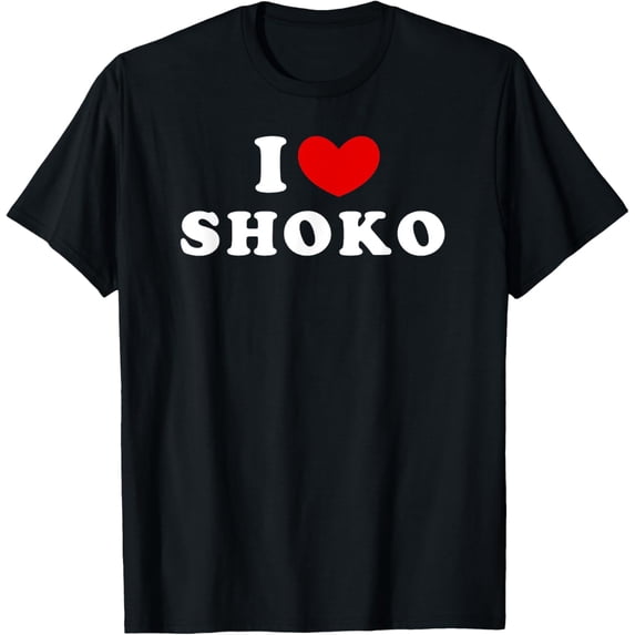 men and women can wear,I Love Shoko, I Heart Shoko T-Shirt