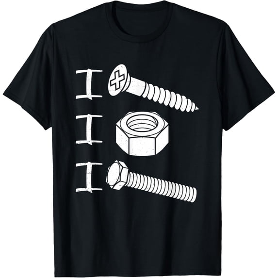 men and women can wear,I Screw I Nut I Bolt Proud Car Auto Mechanic Humor T-Shirt