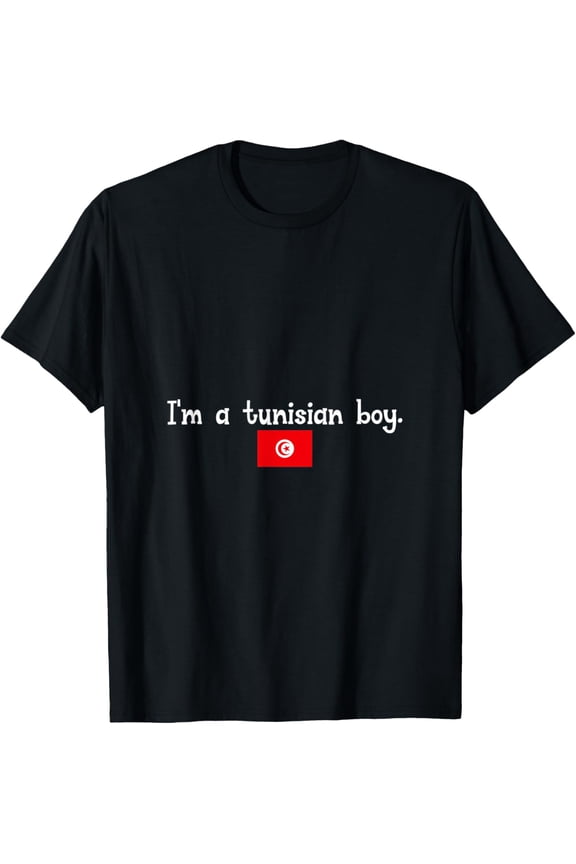 men and women can wear,I'm a tunisian boy T-Shirt