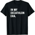 thumbnail image 1 of men and women can wear，In My Decathlon Era - Run Jump Track Field Discus Vault T-Shirt, 1 of 4