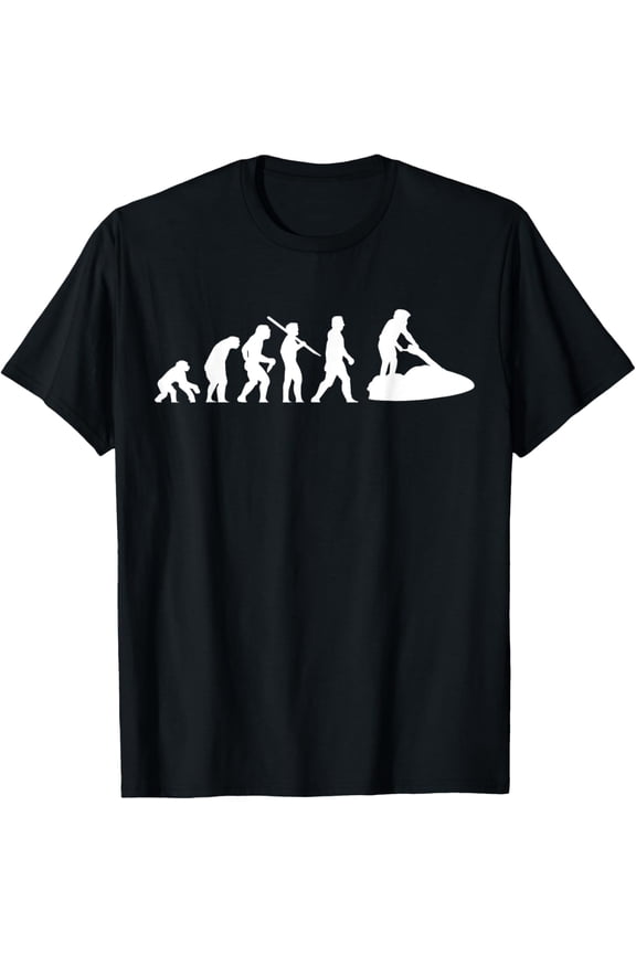men and women can wear，Jetski Watersport Jet Ski Skiing Evolution T-Shirt