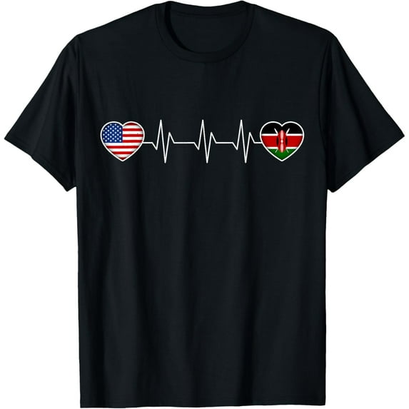 men and women can wear,Kenya & USA T-Shirt