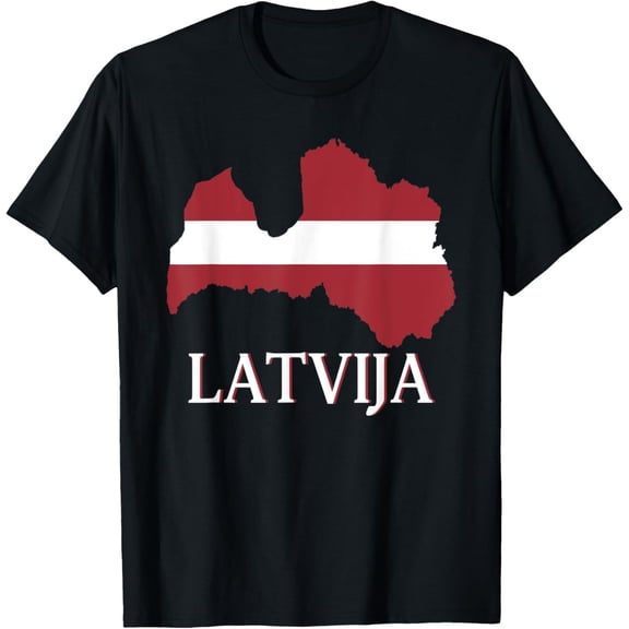men and women can wear，Latvian Pride | Latvia National Flag Latvija T-Shirt