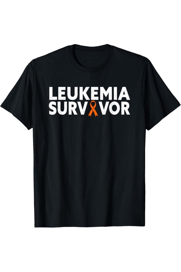 men and women can wear,Leukemia Survivor - Awareness Month orange ribbon T-Shirt