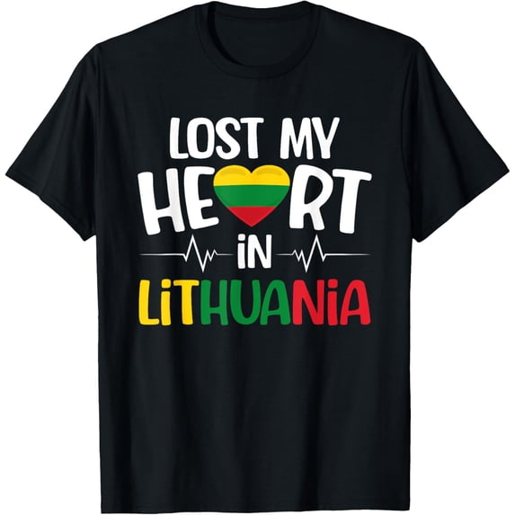 men and women can wear,Lithuania Lithuanian Flag T-Shirt